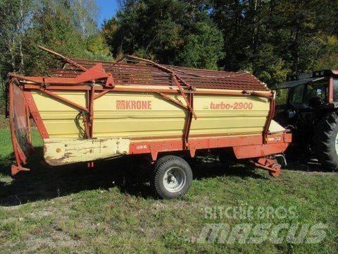Krone Turbo 2900 Kendi yükler römorklar