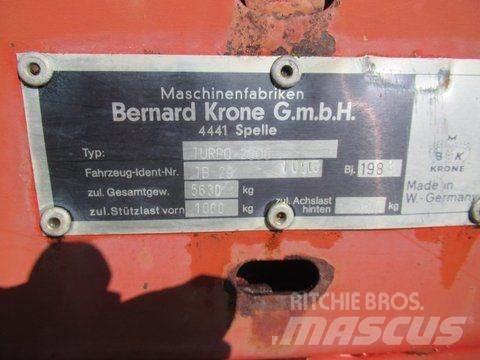 Krone Turbo 2900 Kendi yükler römorklar