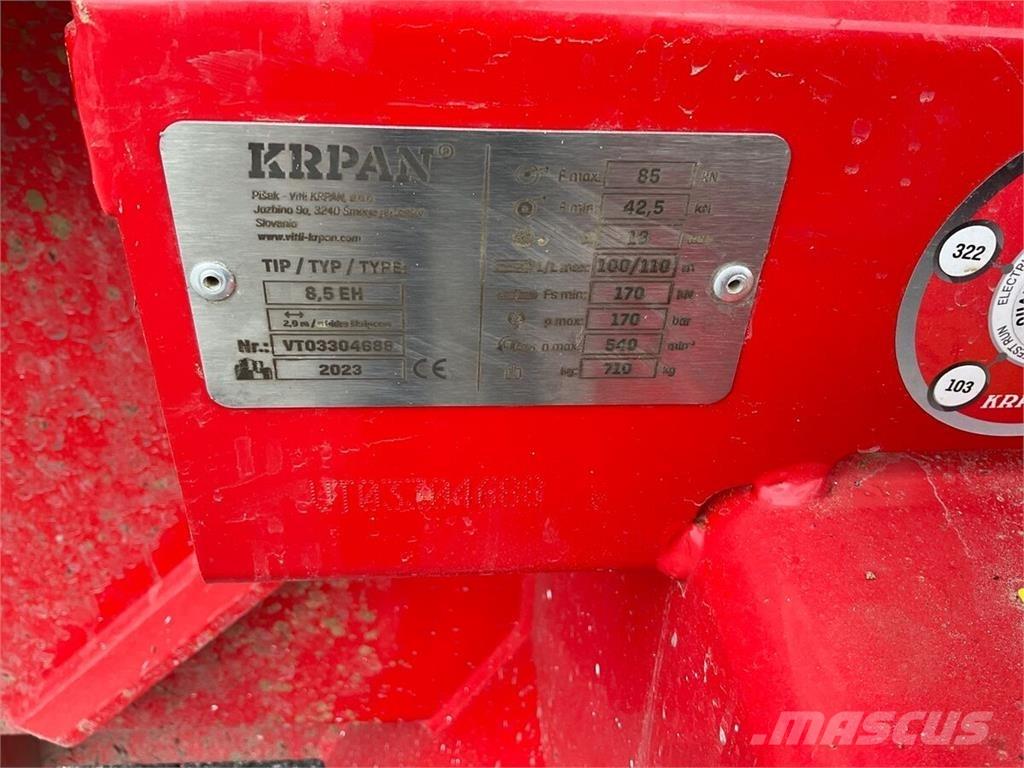 Krpan 8.5 EH Vinçler