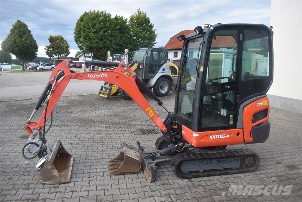 Kubota KX016-4 Mini ekskavatörler, 7 tona dek