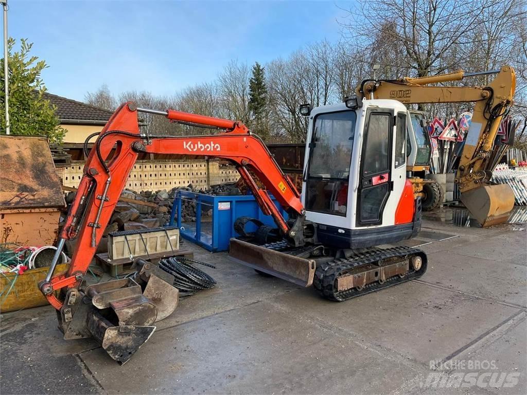 Kubota KX71-3 Mini ekskavatörler, 7 tona dek