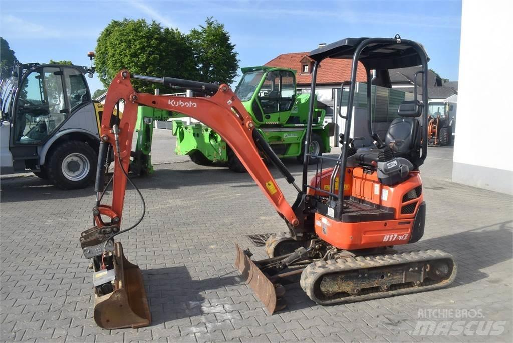 Kubota U17-3a Mini ekskavatörler, 7 tona dek