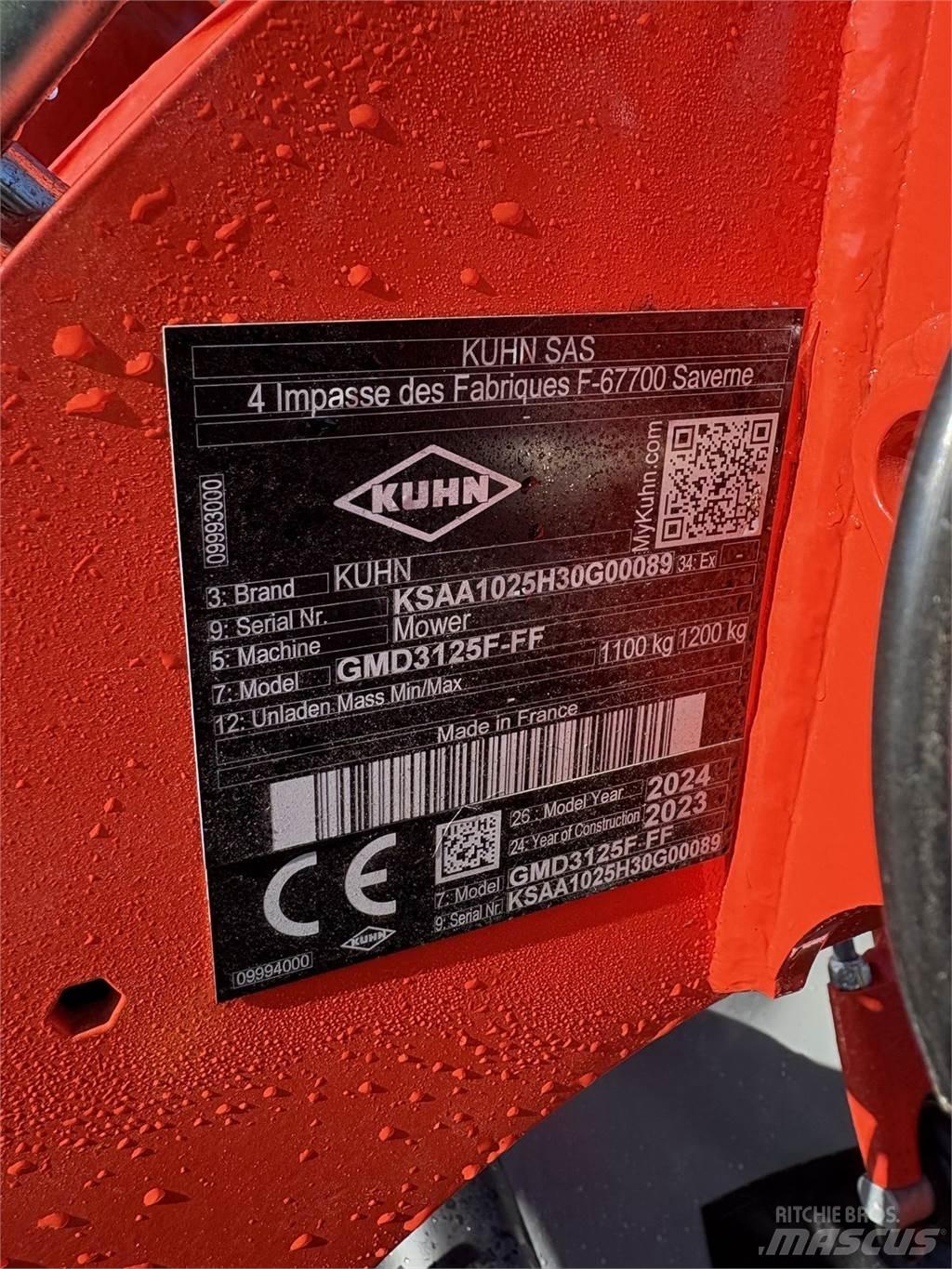Kuhn GMD 3125 F - FF Çayir biçme makinalari