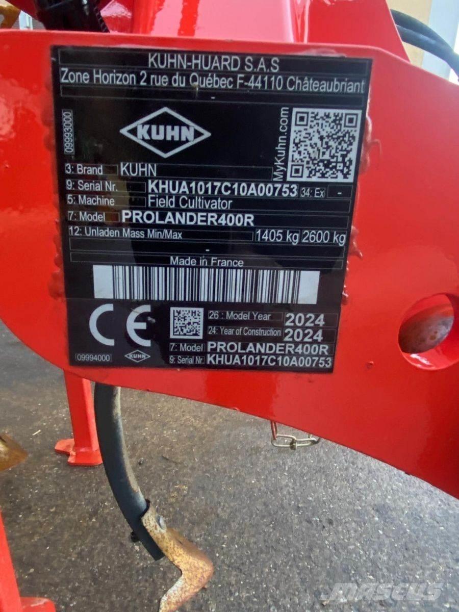 Kuhn Prolander 400R Kültivatörler