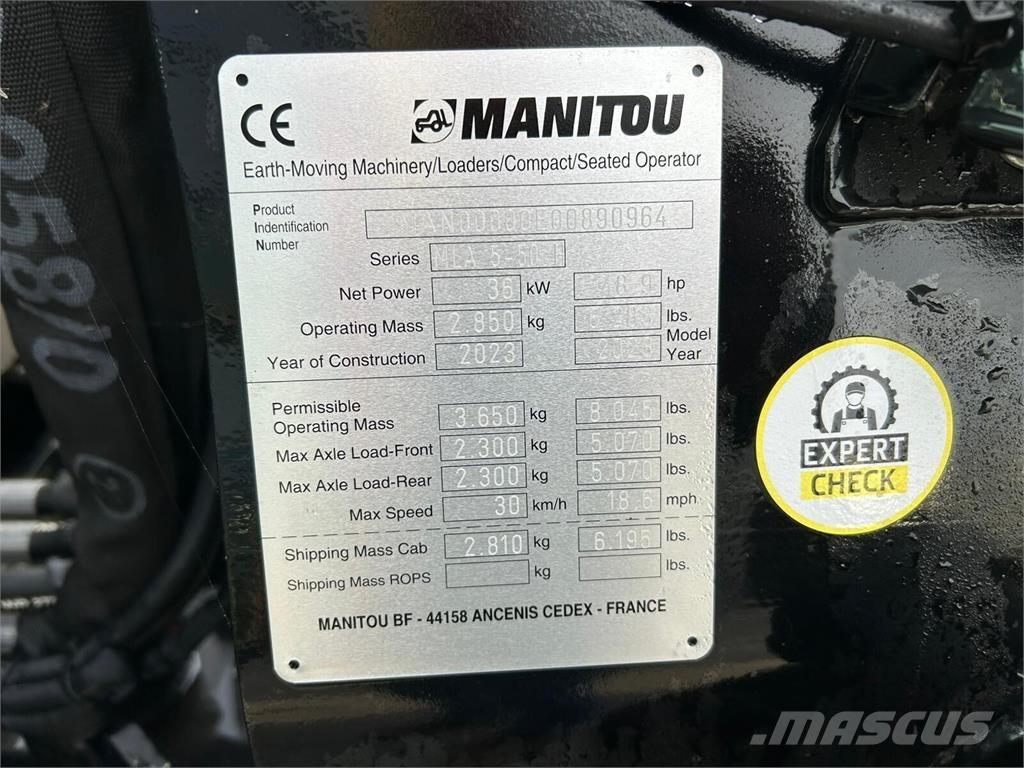 Manitou MLA 5-50 Ön yükleyici ve kazicilar