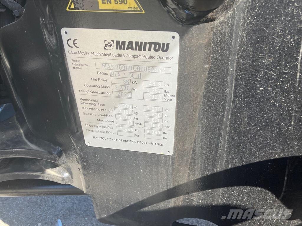 Manitou MLA4-50 Ön yükleyici ve kazicilar
