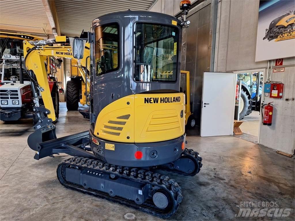 New Holland E 26 C Mini ekskavatörler, 7 tona dek