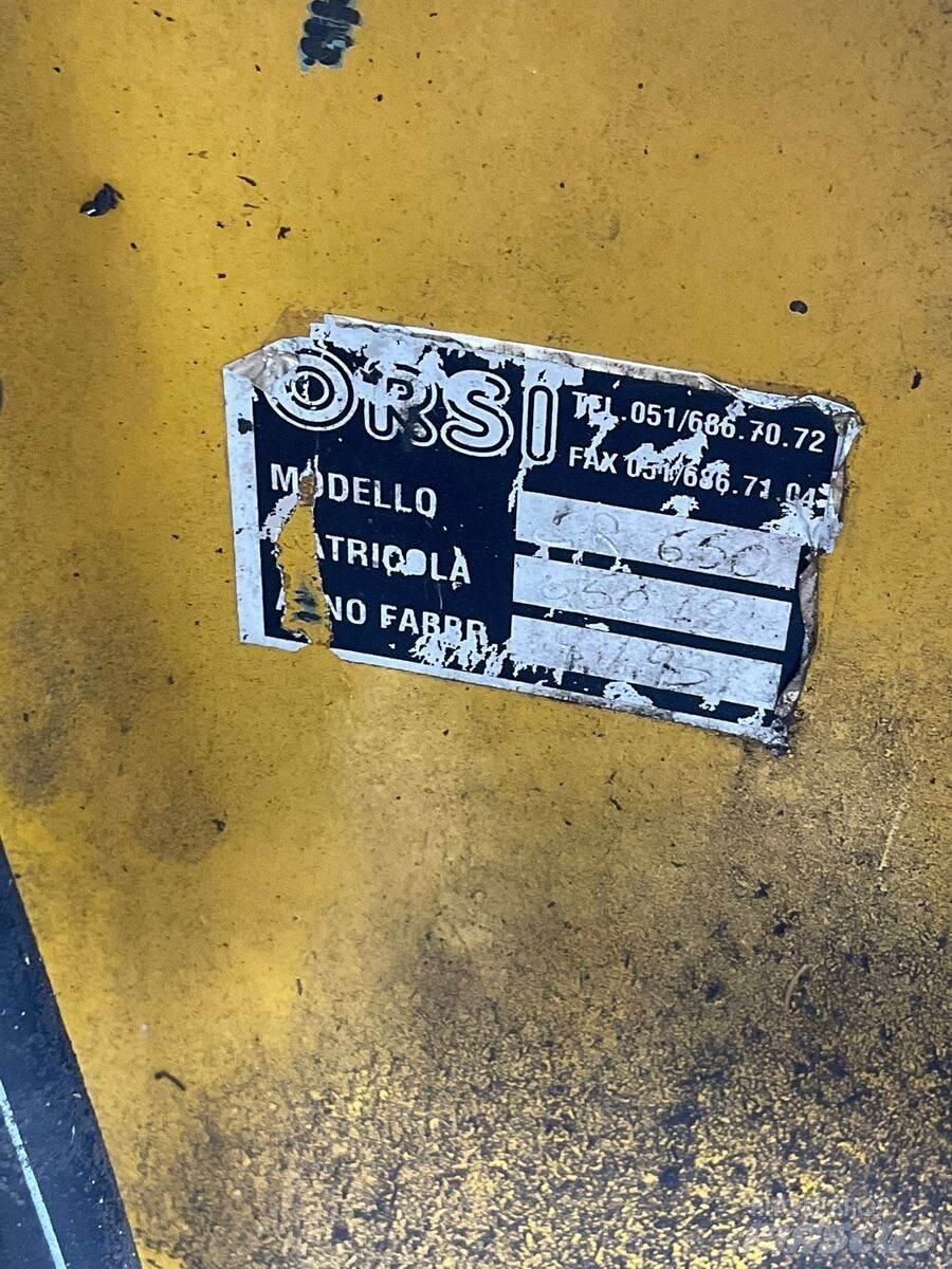 Orsi CR 650 Hasat makineleri