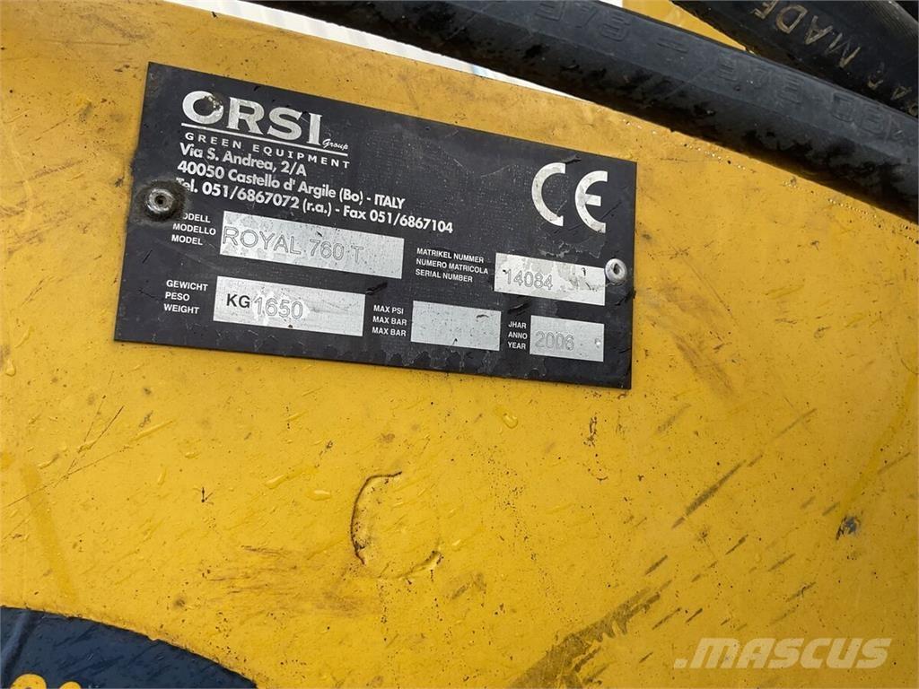 Orsi Royal 760 T Mobil çim biçme makineleri