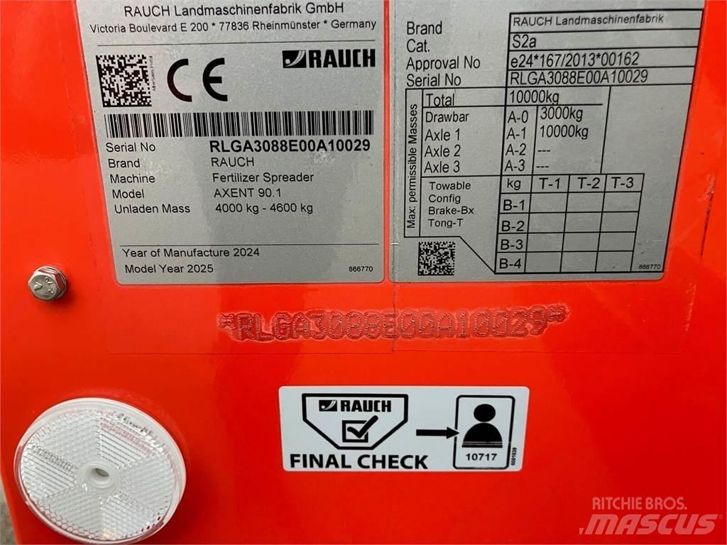 Rauch AXENT 90 Diger gübre uygulama makinalari ve aksesuarlar