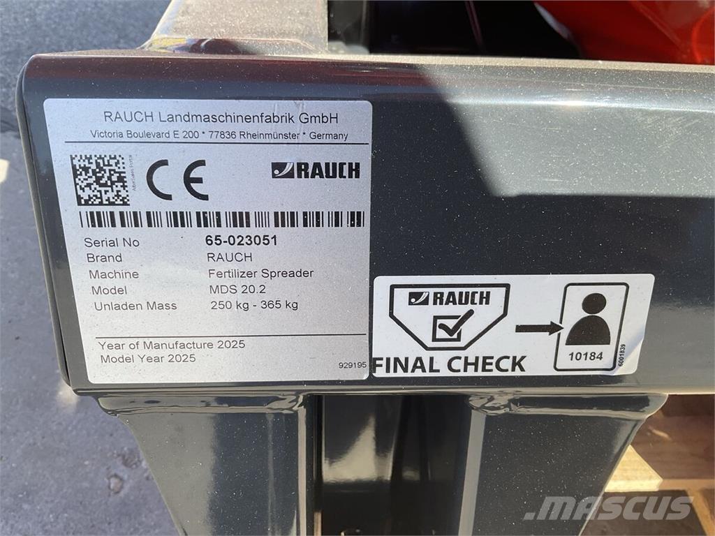 Rauch MDS 20.2 Diger gübre uygulama makinalari ve aksesuarlar