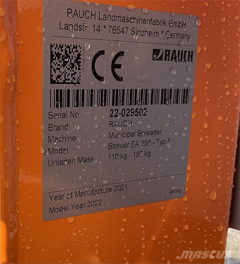 Rauch SA 250 Diger yol bakim makinalari
