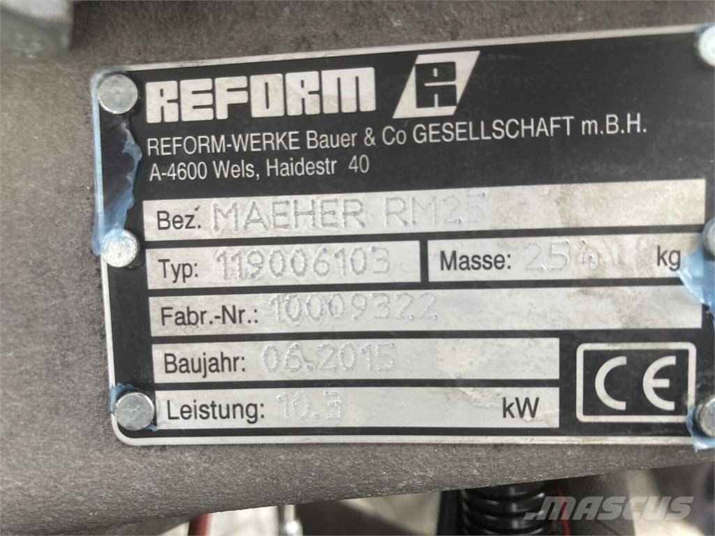 Reform RM 25 Hydro Mobil çim biçme makineleri