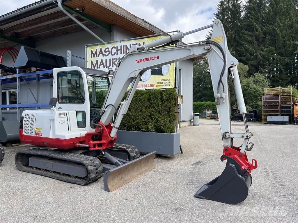 Takeuchi TB 145 Mini ekskavatörler, 7 tona dek
