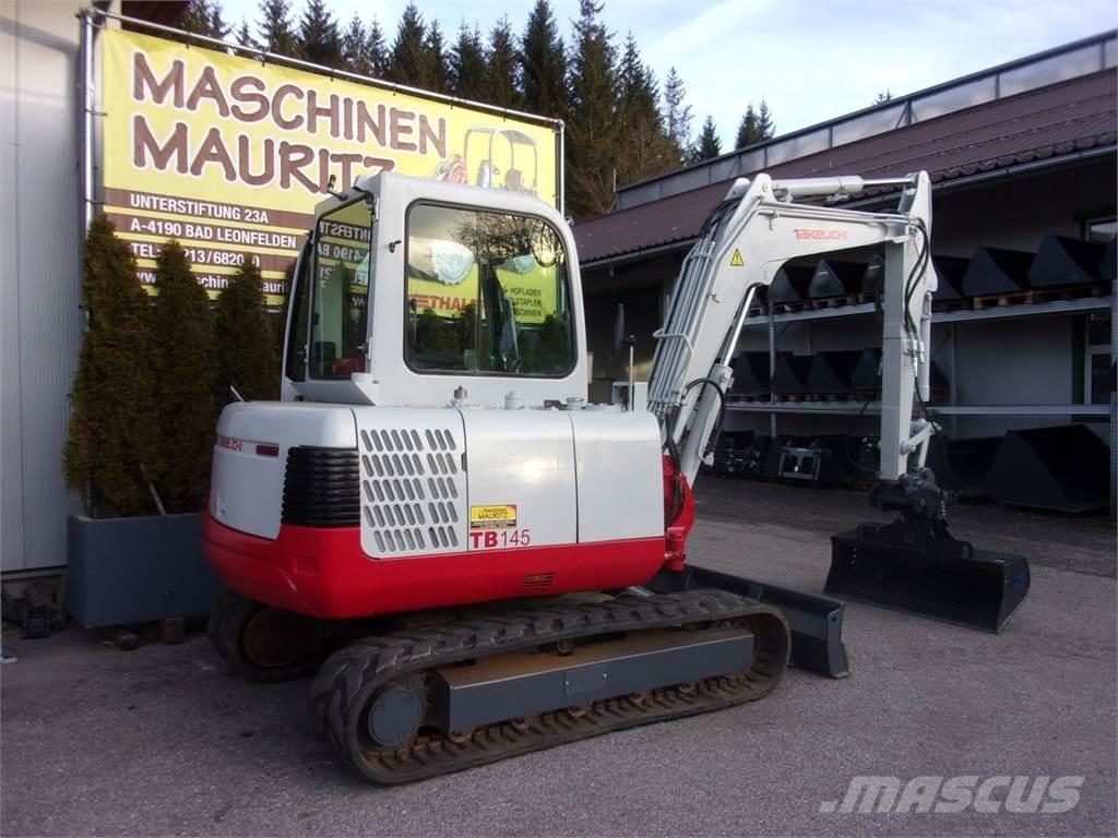 Takeuchi TB 145 Mini ekskavatörler, 7 tona dek