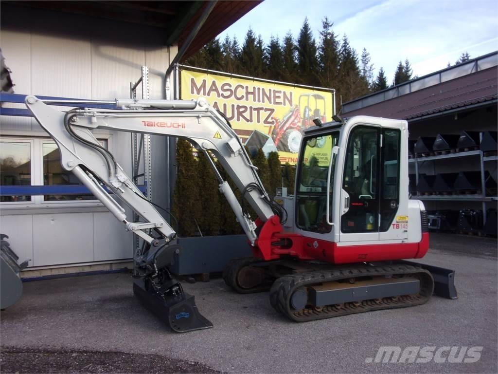 Takeuchi TB 145 Mini ekskavatörler, 7 tona dek