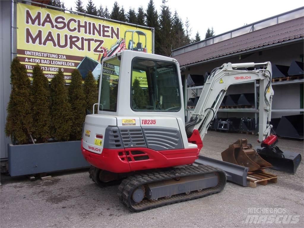 Takeuchi TB 235 Mini ekskavatörler, 7 tona dek