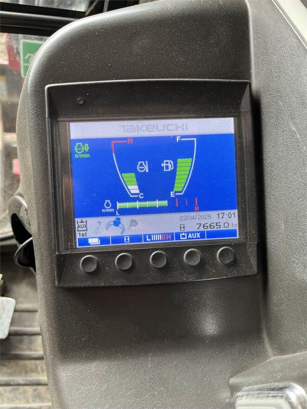 Takeuchi TB 260 Mini ekskavatörler, 7 tona dek