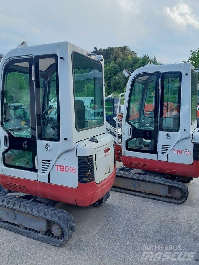 Takeuchi TB016 H Mini ekskavatörler, 7 tona dek