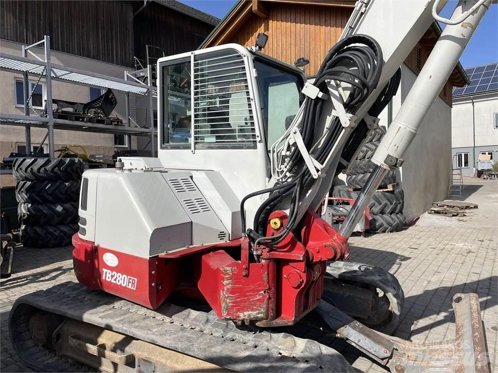 Takeuchi TB280 FR Mini ekskavatörler, 7 tona dek