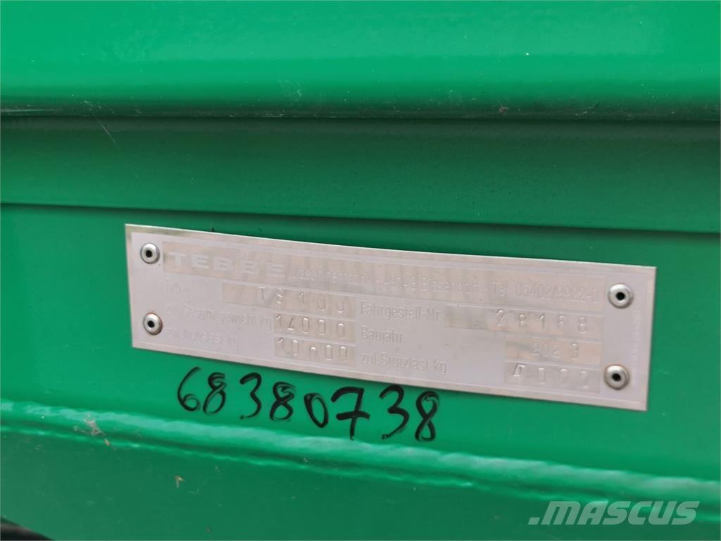 Tebbe TS 100 Gübre dagitma tankerleri