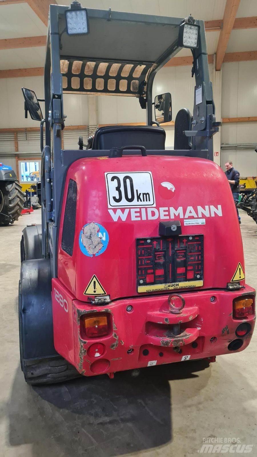Weidemann 1280 Ön yükleyici ve kazicilar