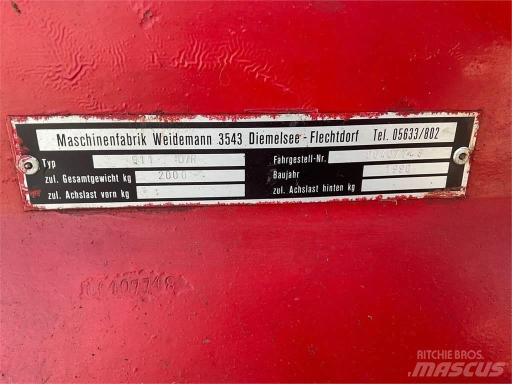 Weidemann 911D/R Ön yükleyici ve kazicilar