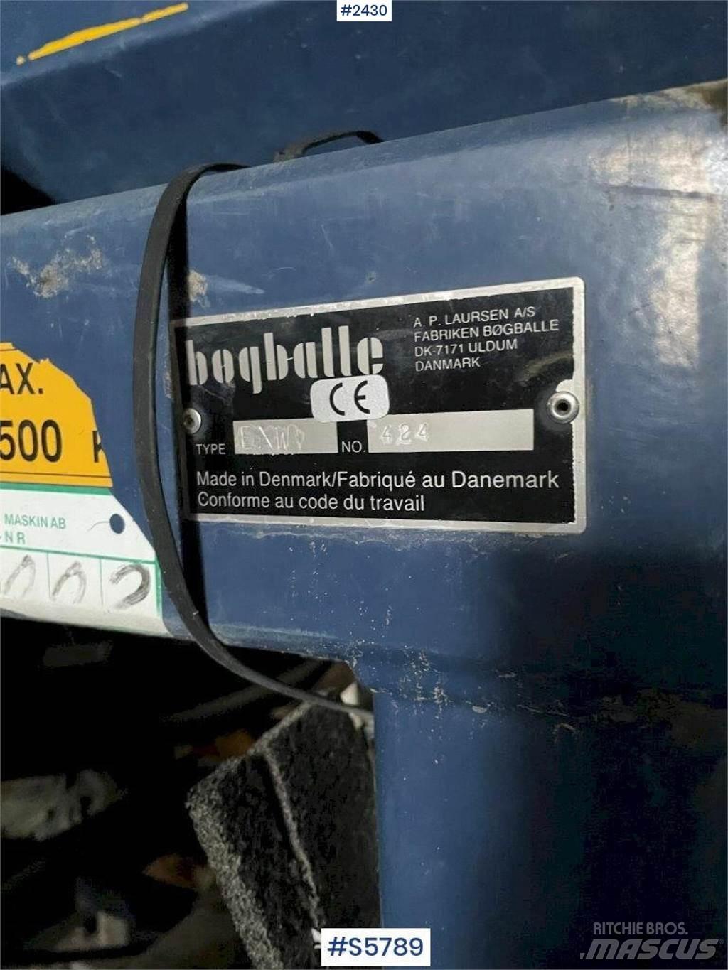 Bogballe EXW 1000 Diger gübre uygulama makinalari ve aksesuarlar