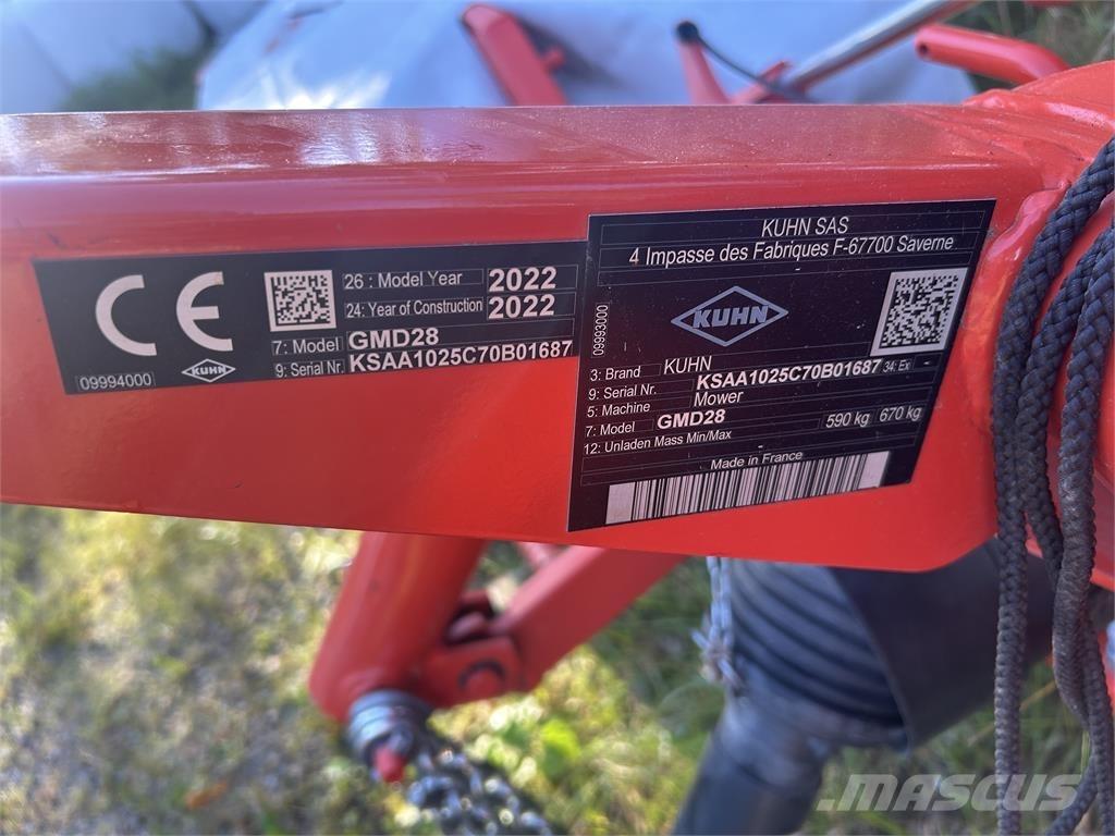 Kuhn GMD 28 Çayir biçme makinalari