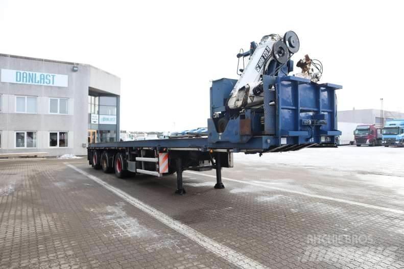Floor Udtrækkelig Flatbed çekiciler