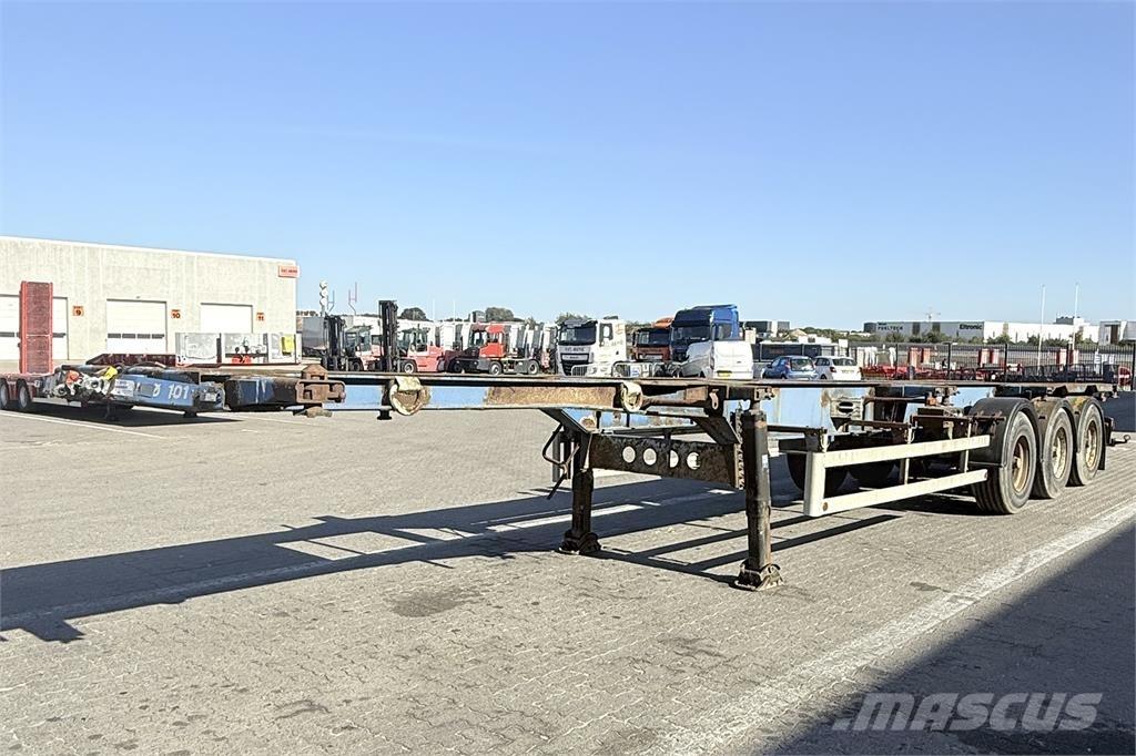 Leci Containerchassis Konteyner yari çekiciler