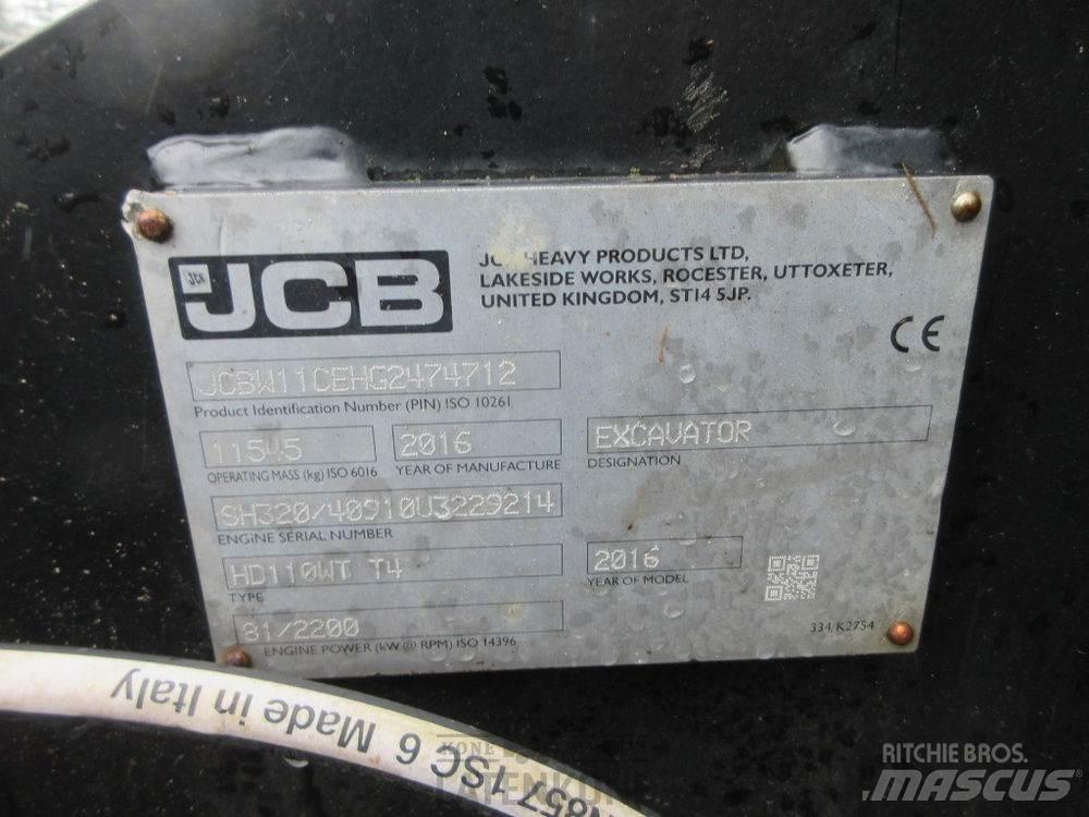 JCB Hydradig HD110W Amfibi Ekskavatörler