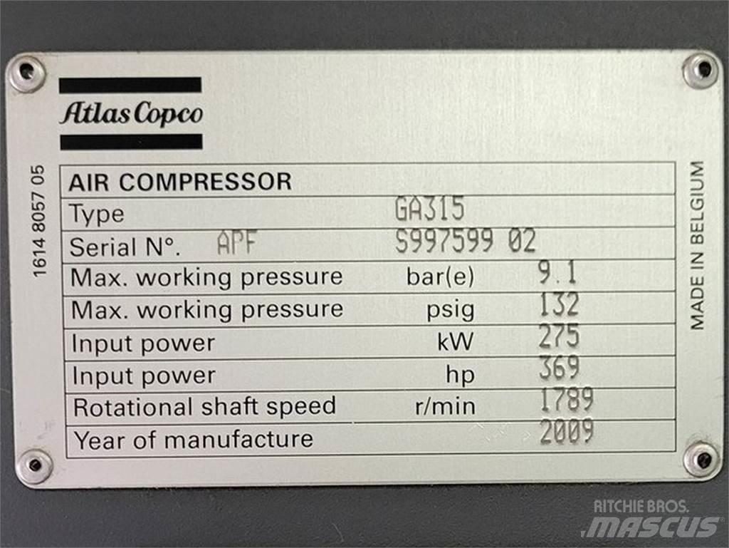 Atlas Copco GA315 Kompresörler
