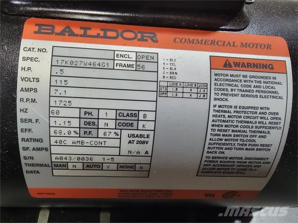 Baldor 17K027W464G1 Endüstriyel motorlar