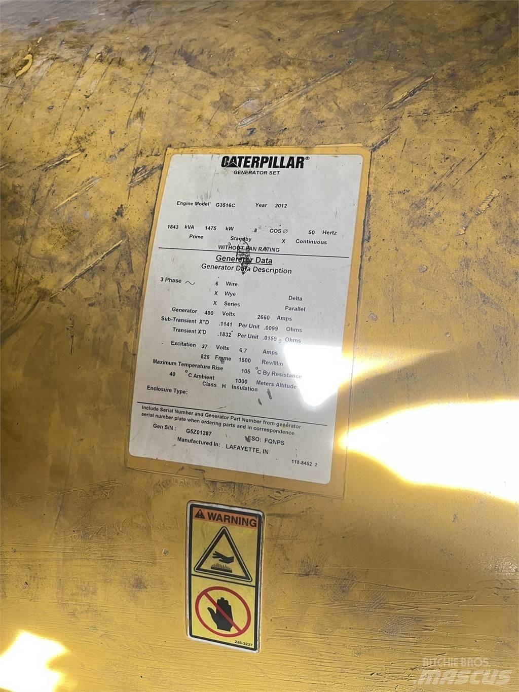 CAT SR4B-GD Dizel Jeneratörler