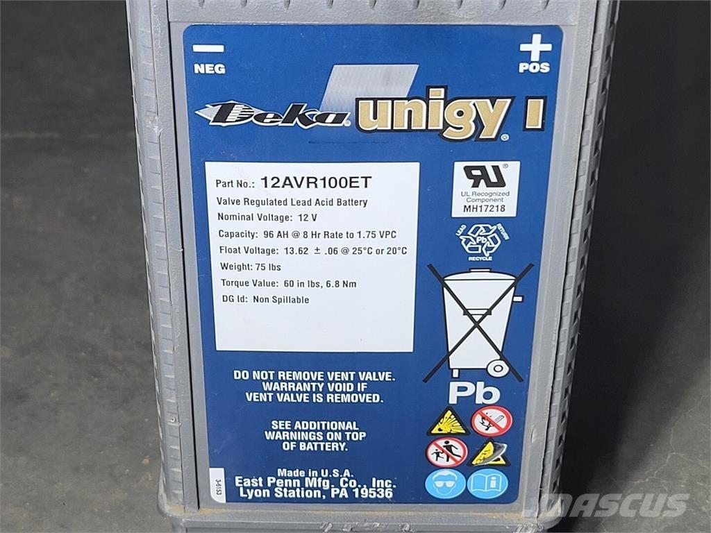  DEKA 12AVR100ET Bataryalar