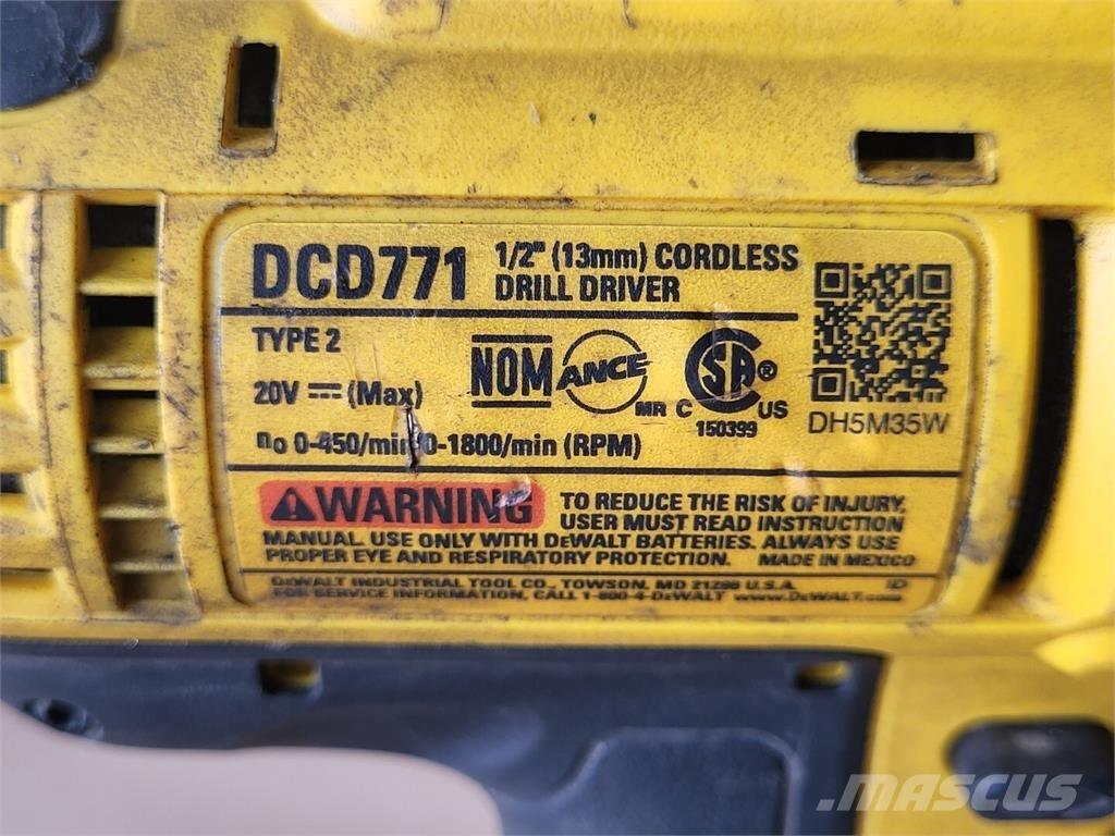DeWalt DCD771 Diger