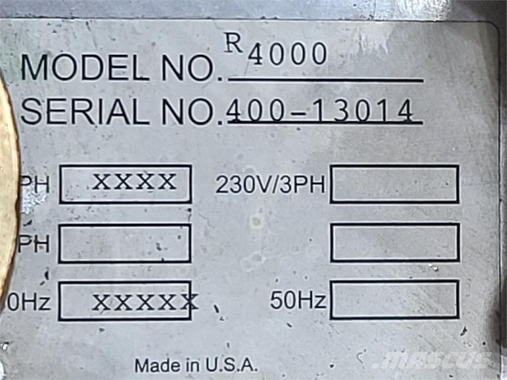  DYNAFLUX R4000 Isıtma ve çözme ekipmanı