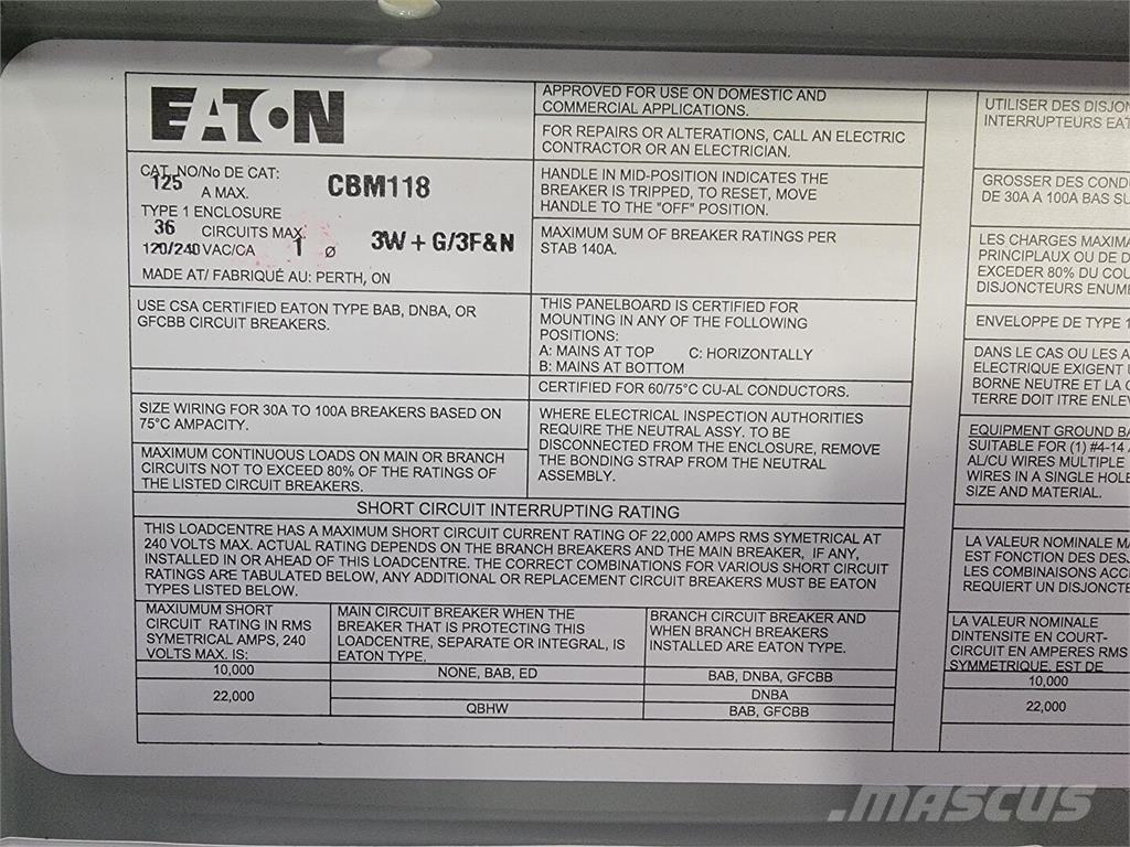 Eaton CBM118 Diger