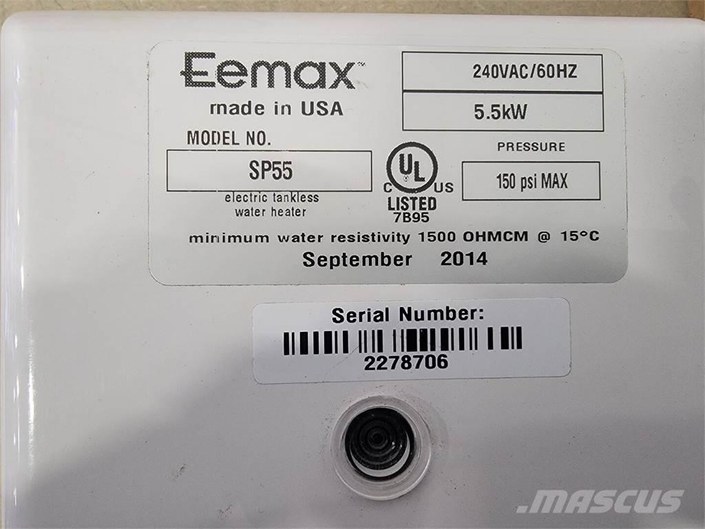  EEMAX SP55 Isıtma ve çözme ekipmanı