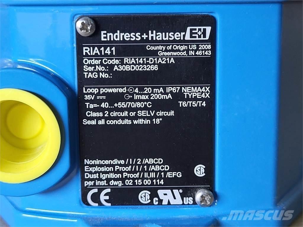  ENDRESS+HAUSER RIA141 Diger