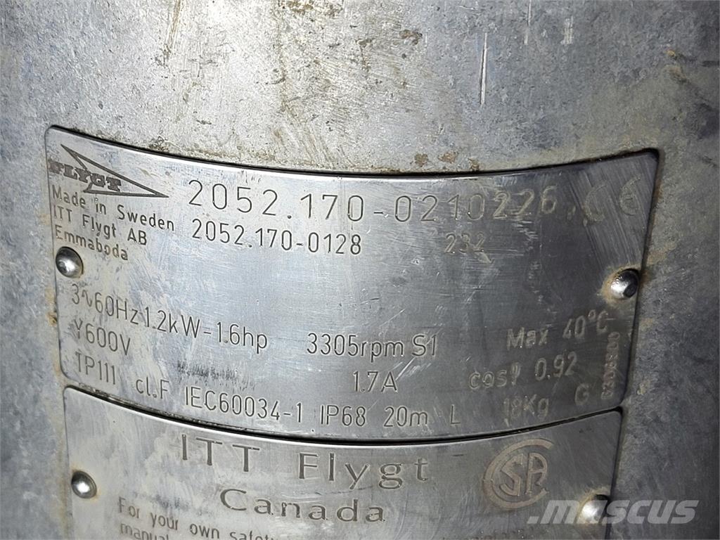 Flygt 2052.170-0128 Su pompalari