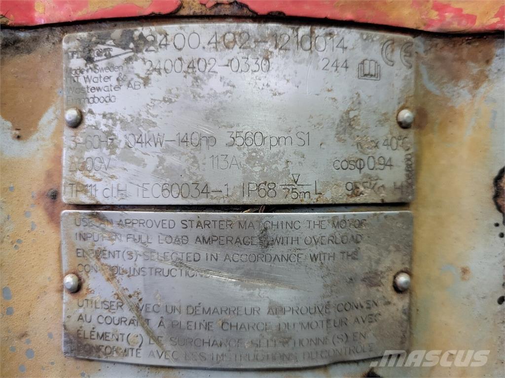 Flygt 2400.402 Su pompalari