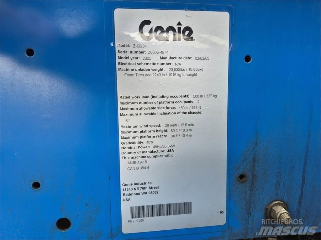 Genie Z-60/34 Körüklü personel platformları