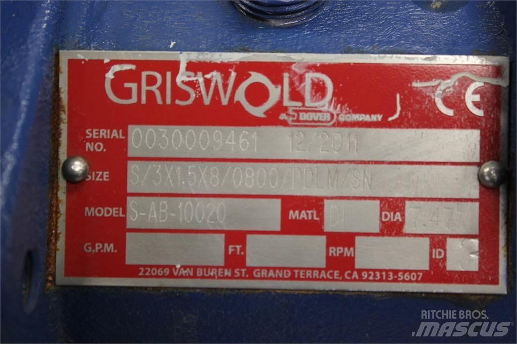  GRISWOLD S-AB-10020 Su pompalari