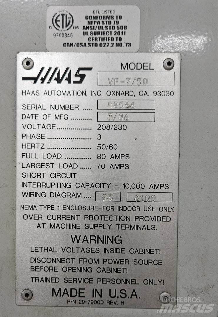 Haas VF-7/50 Diger