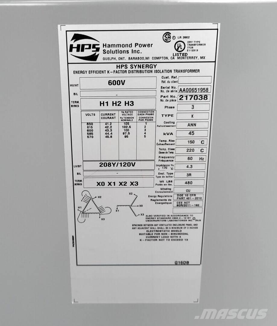  HAMMOND 217038 Diger