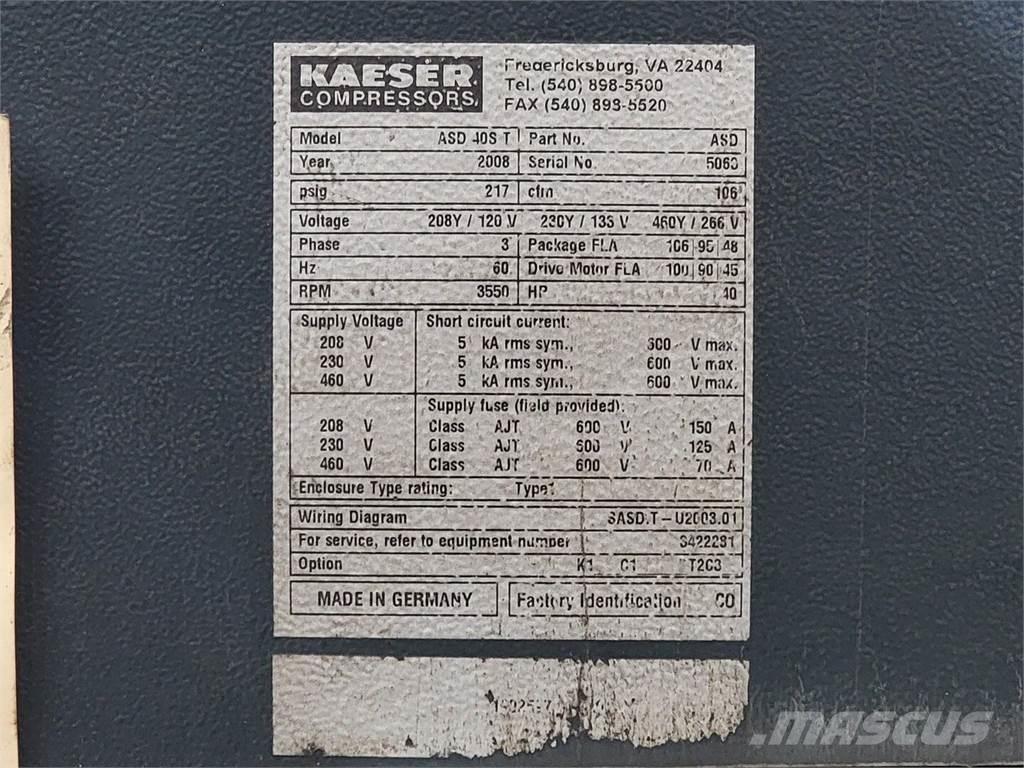 Kaeser ASD 40ST Kompresörler
