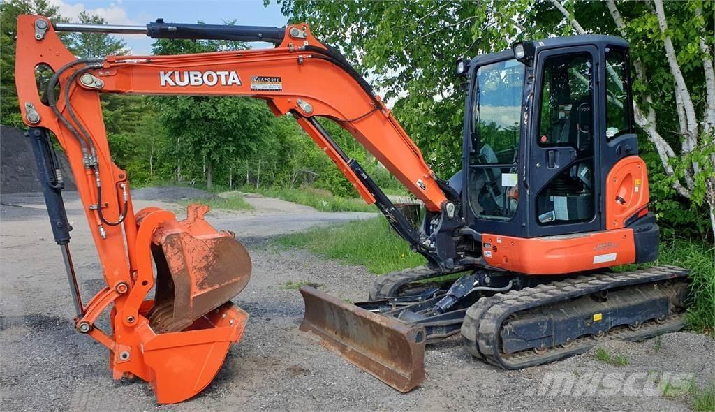 Kubota U55-4 Lastik tekerli ekskavatörler