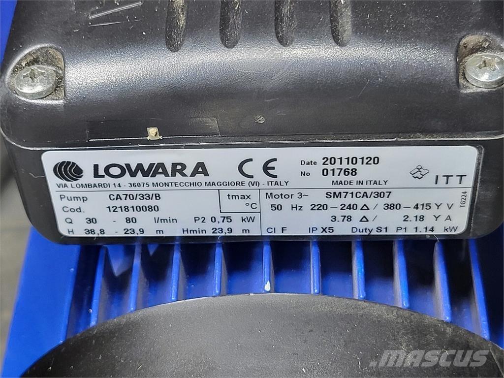  LOWARA CA70/33/B Su pompalari